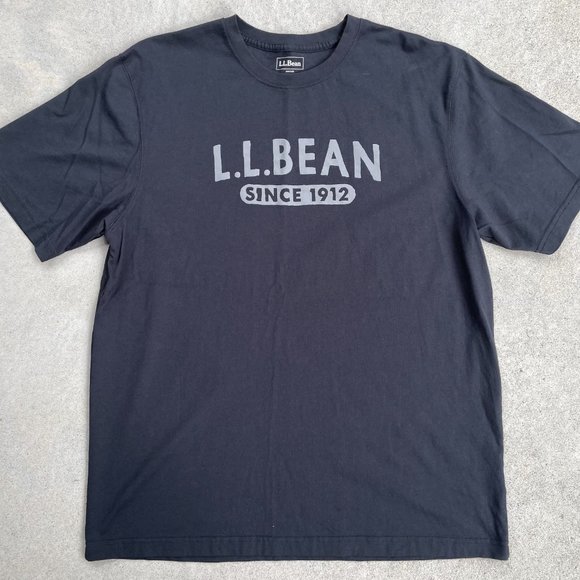 L.L.Bean T shirt black - Size L - Picture 2 of 6